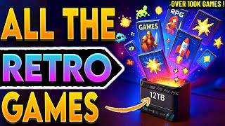 🔴12TB Retro Hard drive Has ALL THE GAMES (Peaprit)
