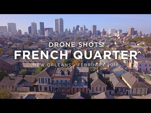 Drone Shots of The French Quarter, New Orleans | 4K