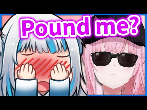 I'm gonna POUND you like 𝐌𝐘 𝐃𝐀𝐃 𝐏𝐎𝐔𝐍𝐃𝐒 𝐌𝐄 【Gawr Gura / HololiveEN】