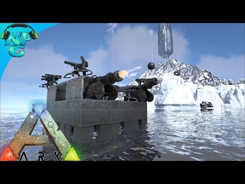 Raiding with our new Battleship! ARK Survival Evolved - PvP Season E41