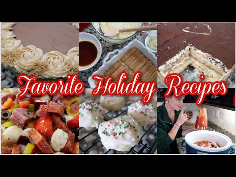 My Go-To Holiday Recipes! Cozy Italian Christmas Cooking! Perfect for Parties & Hosting From Scratch