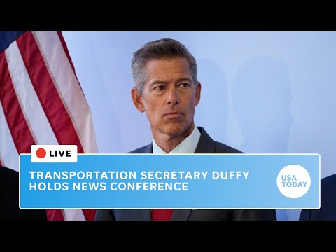 Watch live Transportation Secretary Sean Duffy holds news conference