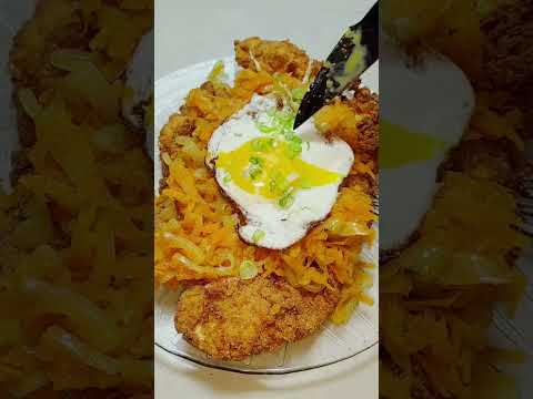 como hacer MILANESA CON CEBOLLA Y ZANAHORIA Y receta de PASTEL DE PAPA CON OSOBUCO
