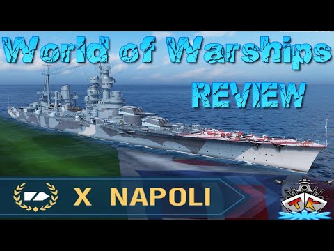 Napoli für 252.000 Kohle T10/ITA/Kreuzer "Review" in World of Warships auf Deutsch/German