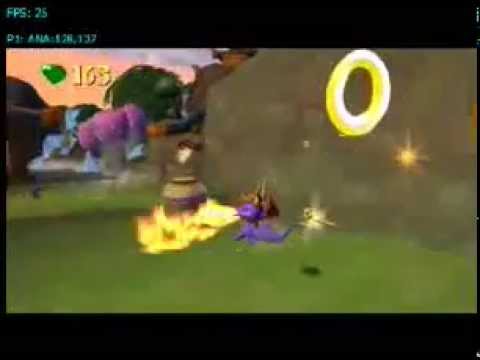 how to play spyro enter the dragonfly on pcsx2