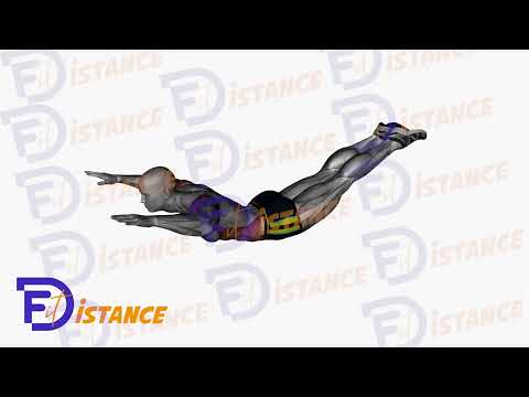 Exercice Superman avec flexion