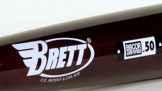 Video thumbnail: Brett Bros. Maple/Bamboo Wood Bat: MB110 Adult With FREE Energy Towel