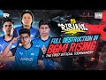 Pure Domination in First official match of BGMI RISING | 17 FINISHES | TEAM SENSEI