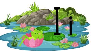Lazy day at the alphabet frog Pond