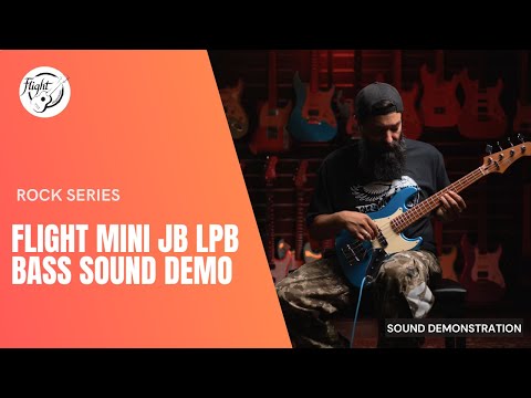 Flight Mini Bass JB LPB Roasted Poplar Body Roasted Maple Neck 4-String Electric Bass Guitar w/Gig Bag image 11