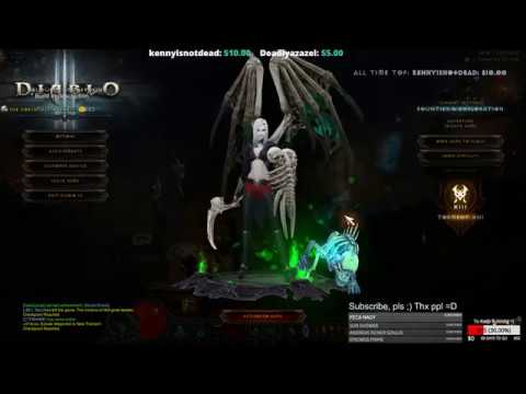 Diablo 3 2.6.0 Season 11 Necromancer Bones of Rathma Skeletal Mage  nik4kin 1080@60