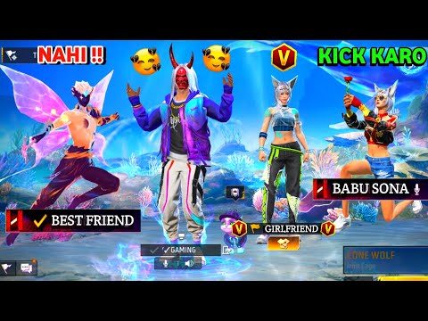 Girlfriend vs Best friend 👿 Dynamic Duo मिल Gyi Mujhe 😂 लेकिन Ladai हो गया 😭 Y GAMING || Free Fire 🔥