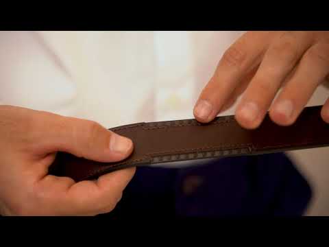Men's Leather Reversible Ratchet Belt