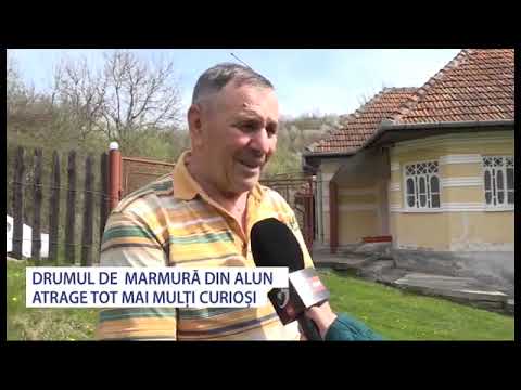 Drumul de marmură de la Alun - Stiri Antena Vest -