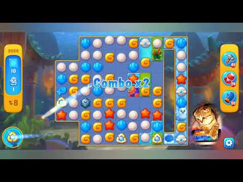 Fishdom 2022, no Boosters,   9964  level  -  прохождение без бустеров,   9964  уровень.