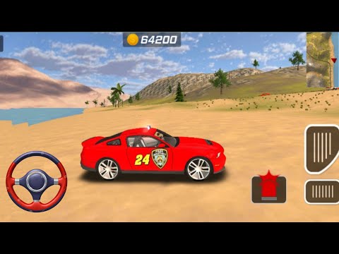 Police Car Chase | Cop Simulator 2018: Car Driving 3D Skin Red Car Police Android GamePlay FHD