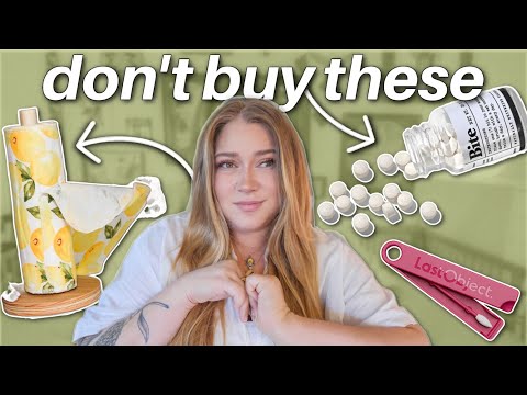 sustainable + zero waste swaps that are NOT worth it