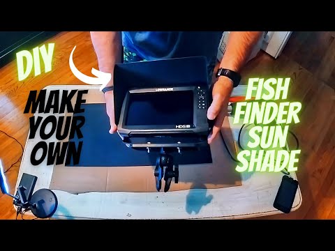 DIY Kydex Sunshade For Lowrance, Garmin or Hummingbird Fish Finders