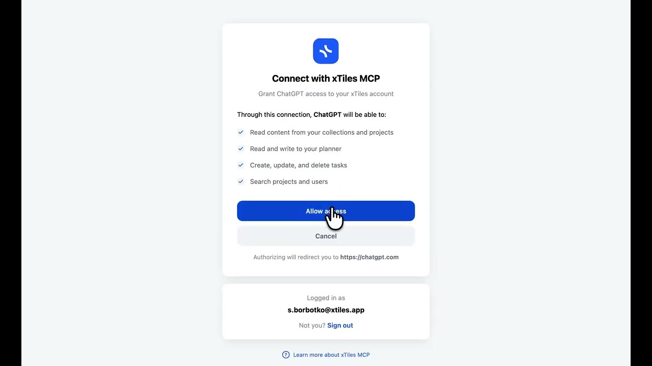 ChatGPT demo preview