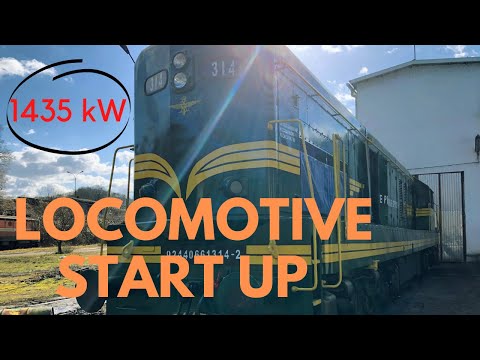 Learn How To Start 1435 kW  ( 1950KS ) Locomotive Start Up