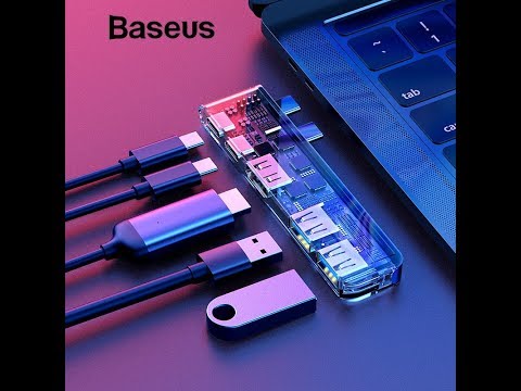 Baseus Thunderbolt Type C USB Adapter HUB for MacBook Pro Baseus Thunderbolt Type C USB Adapter HUB for MacBook Pro