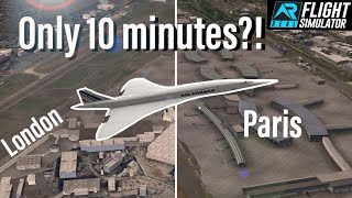 How FAST can you fly from London to Paris in RFS?
