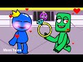 Blue x Green Rainbow Friends Ship | Green Propose Blue Rainbow Friends Animation