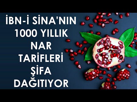 İBN-İ SİNA'NIN 1000 YILLIK NAR TARİFLERİ ŞİFA DAĞITIYOR