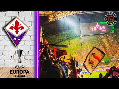 🟣 ULTRAS FIORENTINA In Braga Portugal Atmosphere Match against SC Braga 0-4 UECL