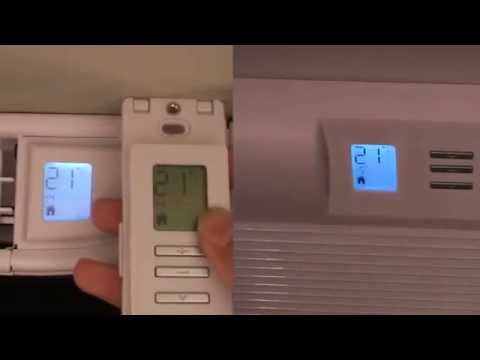 Synchronizing a Single Zone Connex Controller. Dimplex DPC-RWS Remote Control Wireless Thermostat