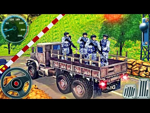 US Offroad Military Transporter Truck Driving - Real Army Transport Driver - Android GamePlay