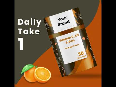 Vitamin c orange for immunity booster gummies