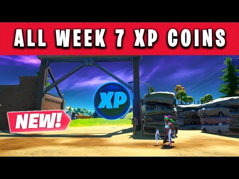 *NEW* All XP Coins Locations in Fortnite - (Week 7)