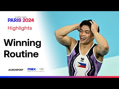 AMAZING! 🤩 Carlos Yulo WINS Men's Vault Final 🇵🇭 #Paris2024 #Olympics