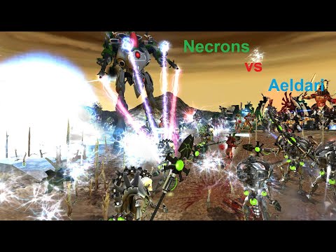 Dawn of war Soulstorm   Necrons vs Aeldari