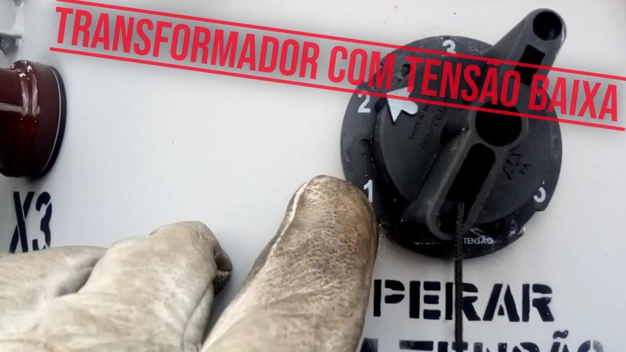 transformador com tensão baixa