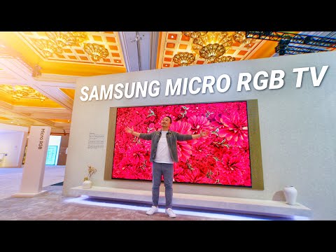 Samsung 130" Micro RGB TV: Most Advanced TV Ever Made?