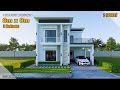 Small House Design | 8m x 8m | 2 Storey  with 3 Bedroom