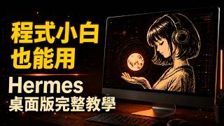 不會寫程式也能用！Hermes Agent桌面版完整教學：模型串接/排程任務/實際應用