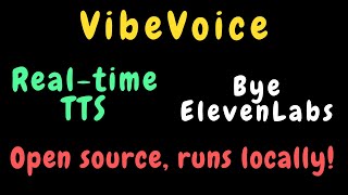 VibeVoice from Microsoft | Real-time open-source Text-To-Speech synthesis!
