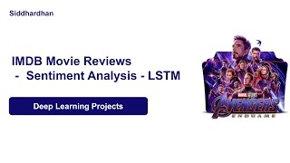 DL Project 10. Sentiment Analysis on IMDB Reviews with LSTM | Deep Learning Projects