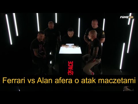 Amadeusz Ferrari spina z Alanem o atak maczetami.