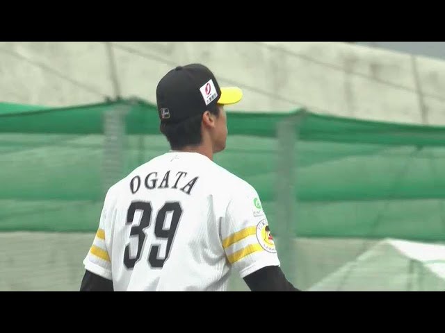 【ファーム】ホークス・尾形崇斗 最後は三振で試合を締める!!  2023年4月15日 福岡ソフトバンクホークス 対 阪神タイガース