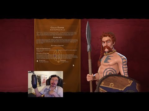 Great wall of Gaul vs swarm of malons  | Stream VOD #151 Civ6 FFA Gaul