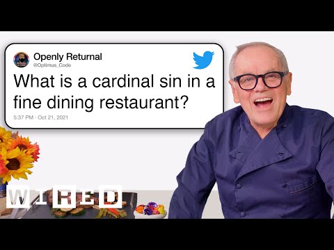 Wolfgang Puck Answers Restaurant Questions From Twitter | Tech Support | WIRED