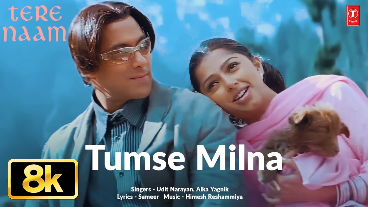 TUMSE MILNA 8K Full Song | Tere Naam | Salman Khan | Bhoomika | Udit Narayan, Alka Yagnik | Himesh