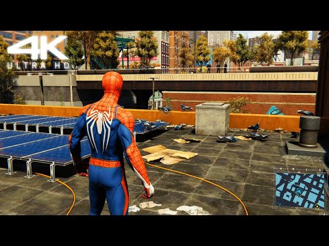 SPIDER-MAN REMASTERED (PS5) - Free Roam Gameplay (+Ray Tracing) 60FPS 4K ULTRA HD