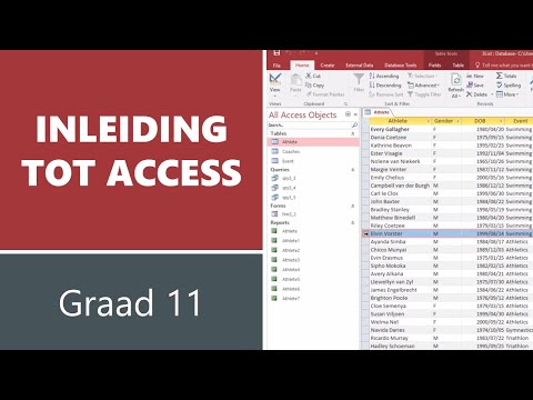 5.1 Inleiding tot Access (Gr 11)