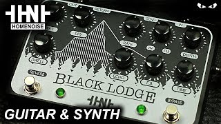 Video thumbnail for Homenoise Effects Black Lodge - GUITAR & SYNTH Demo by MrExcane
