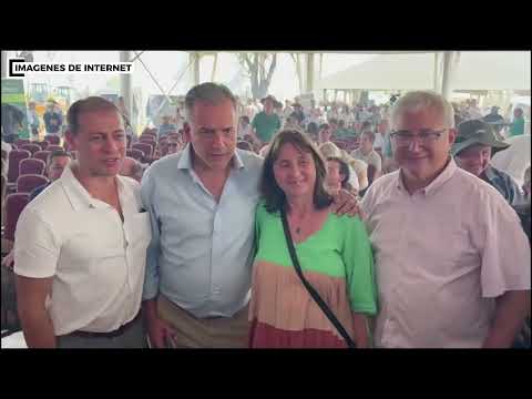 Yamandú Orsi inauguró la cosecha de girasol en Young